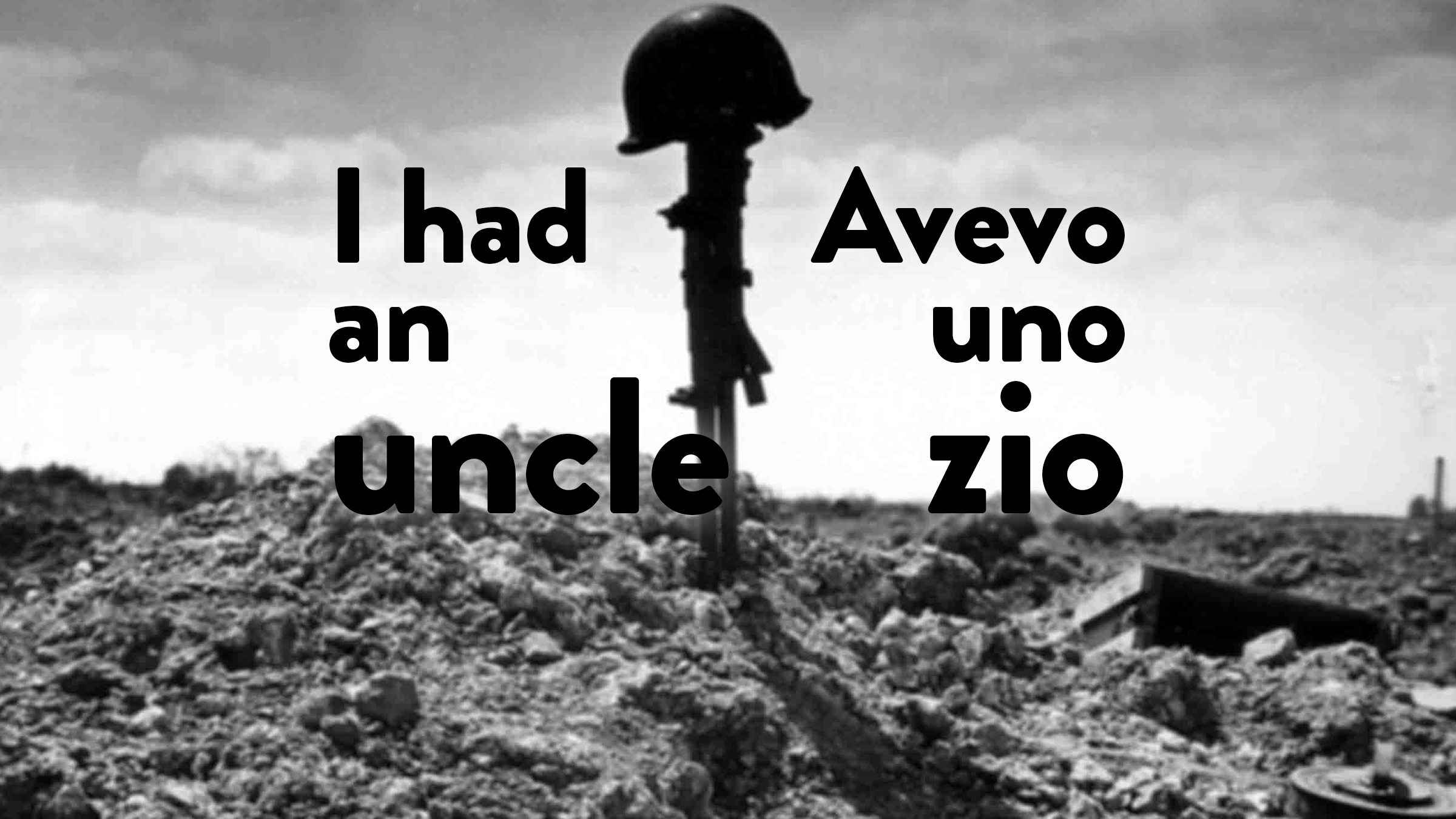 I had an uncle